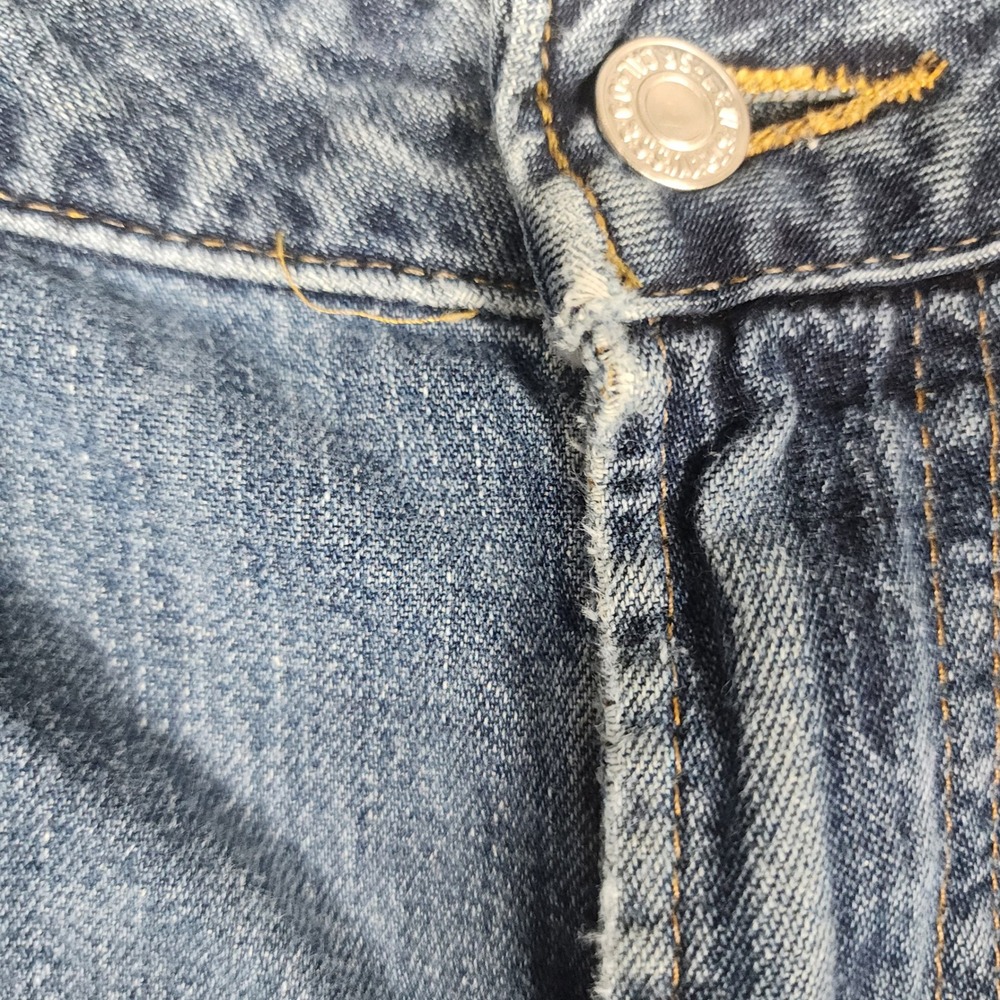 Levi's 515 Bootcut Jeans Women 15 Blue Good Vintage Medium Wash Cotton Flare - Picture 3 of 11